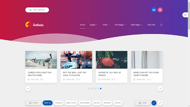 salbuta blogger template/theme