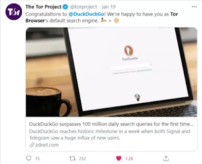 DuckDuckGo surpasses 100 million daily search queries