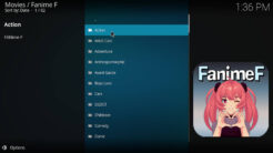 Fanime F Kodi Addon Genres Section