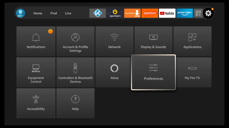 Fire TV Settings - Privacy Settings and Disable Data Monitoring 1