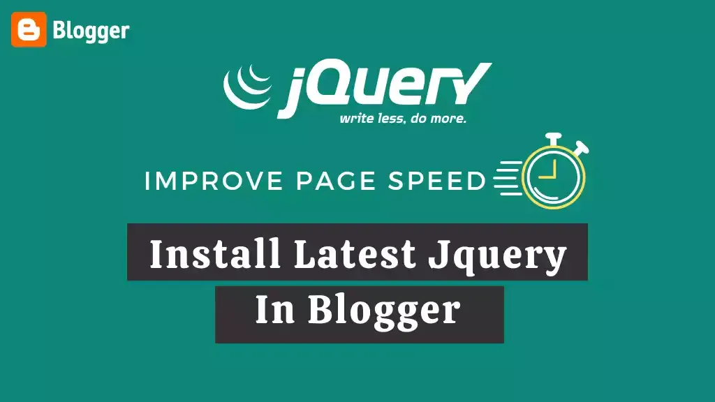 How to Install Latest jQuery In Blogger