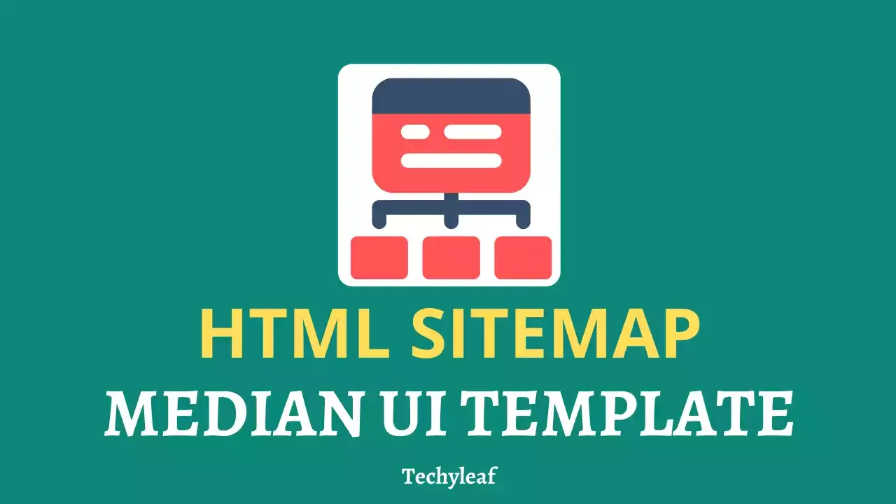 How to create Sitemap Page in Median UI theme?