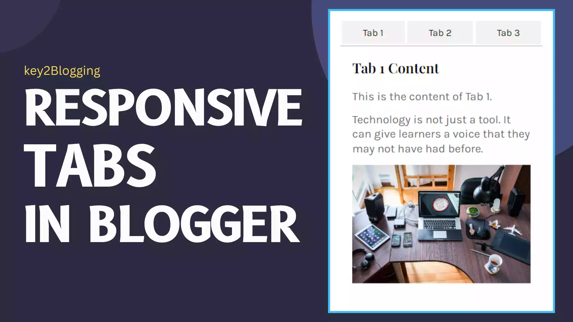 Responsive Tabs in Blogger