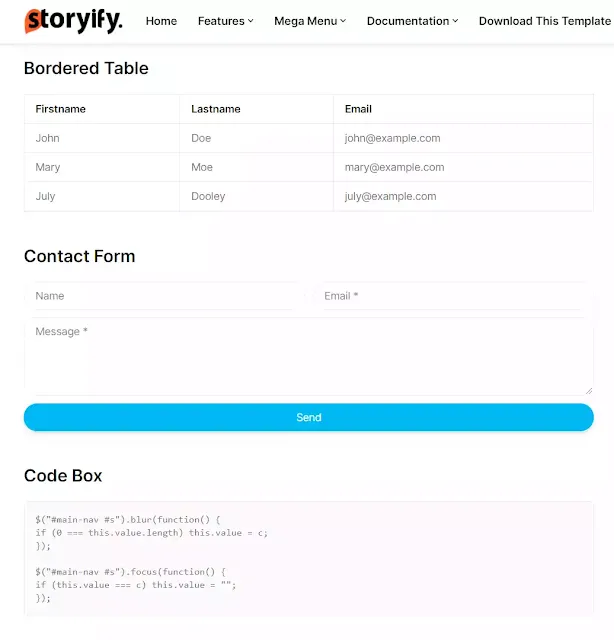 Shortcodes support in Storify blogger theme