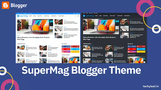 Supermag premium Blogger theme download