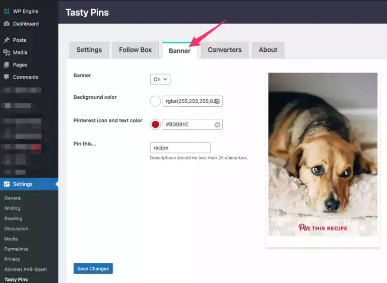 tasty-pins-banner-settings