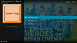 Deccan Delight Kodi Addon Tamil Yogi Section