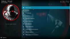 Ghost Kodi Addon Trakt Section