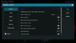 Ghost Kodi Addon Settings