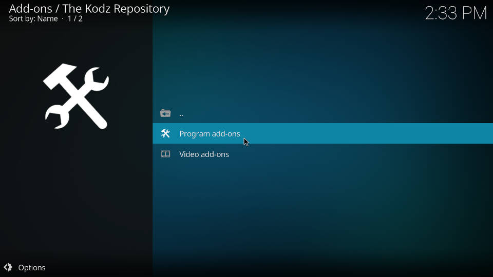 How to install Kodi addons - Step 3