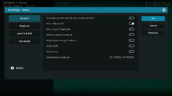 Hulu Kodi Addon Settings