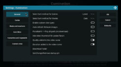 Cumination Kodi Addon Settings