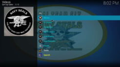 Sealteam6 Kodi Addon Main Menu