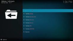vStream Kodi Addon TV Shows Section