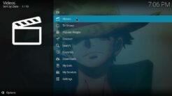 Luffy Kodi Addon Main Menu