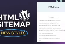 HTML sitemap for Wordpress