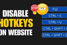 Disable Hotkeys on Website